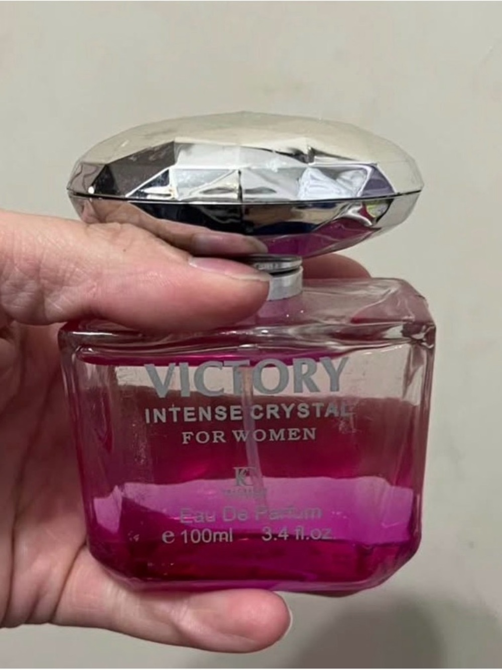 VICTORY Intense Crystal Eau de Parfum for Women — Pink